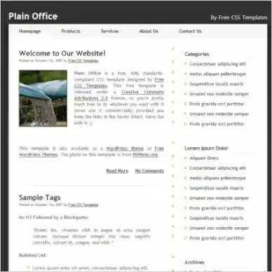 plain office