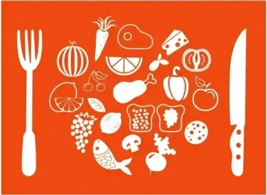 Plate with food