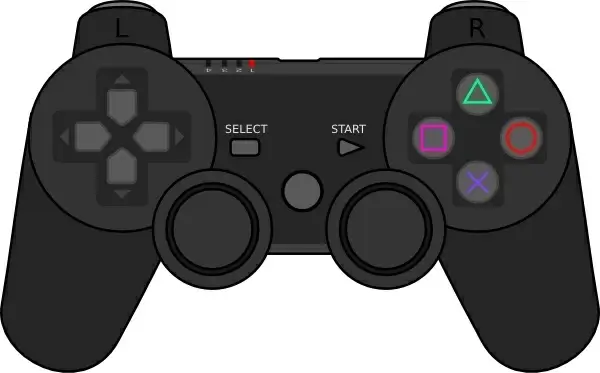 Playstation Gamepad clip art