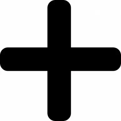 plus sign icon flat silhouette sketch