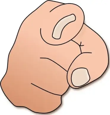 Pointing Finger clip art