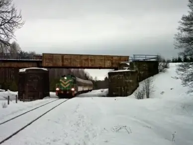 poland landscape train