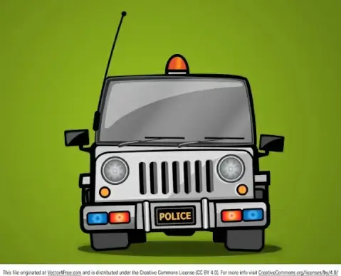 police car
