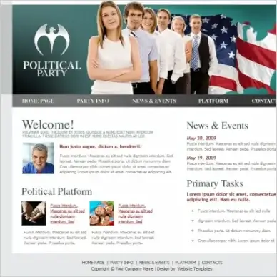 Political Party Template