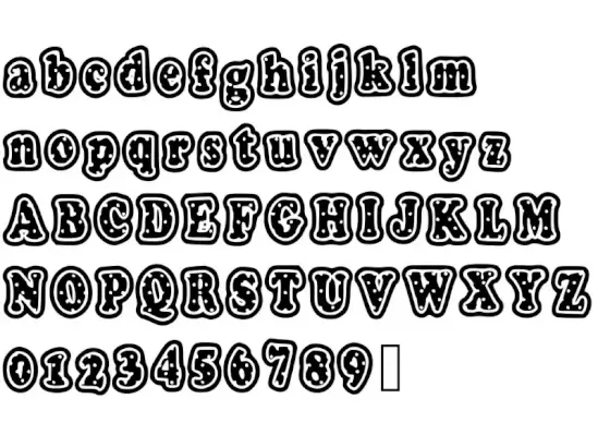 Polka Letter Stamp