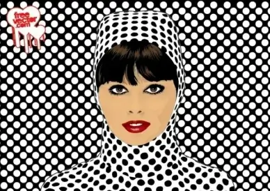Pop Art Girl Vector