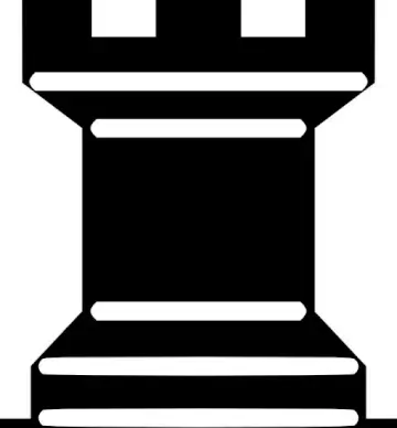 Portablejim Chess Tile Rook clip art