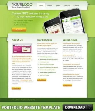 Portfolio PSD Website Template