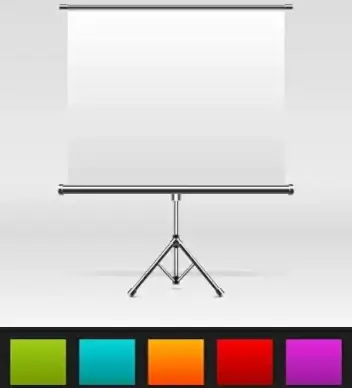 ppt curtain vector