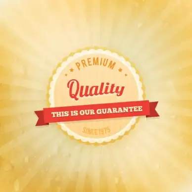 premium quality vintage badge design