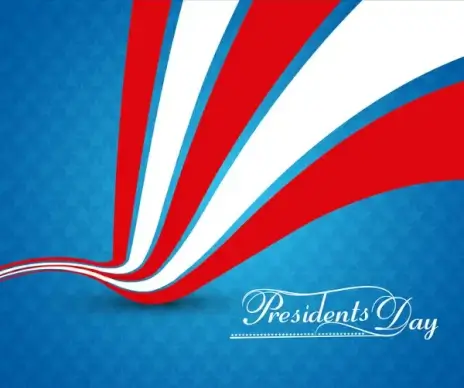 presidents day background united states stars illustration vector