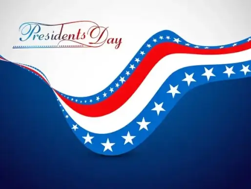 presidents day background united states stars illustration vector
