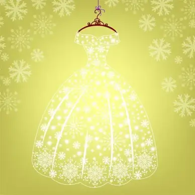 princess dress glowing