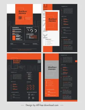 programer cv templates flat elegance