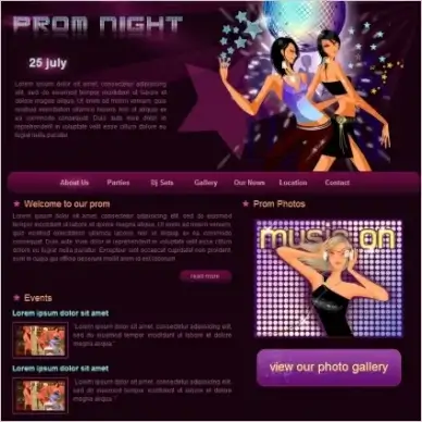 Prom Night Template