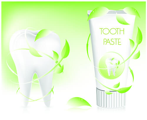 protect teeth design elements vector graphics