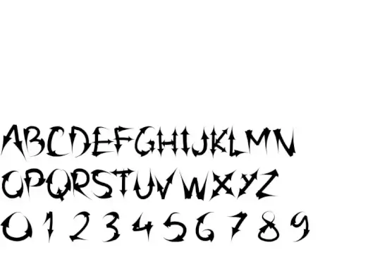 PW Arrow font