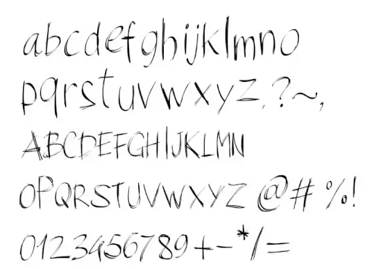 PW Brush Script