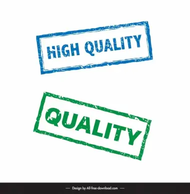 quality stamp templates retro flat rectangular shape