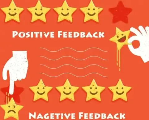 quality voting background stars facial emotion hands icons