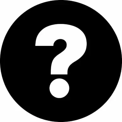 question mark circle sign icon