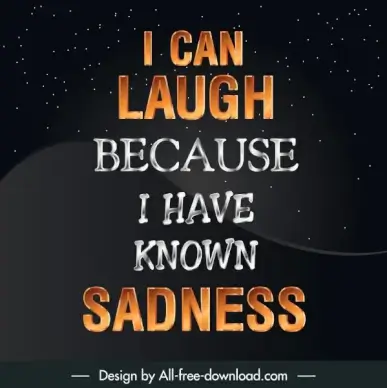 quotation poster template dark modern design