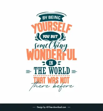 quotes for a friend poster template flat dynamic calligraphic symmetric decor 