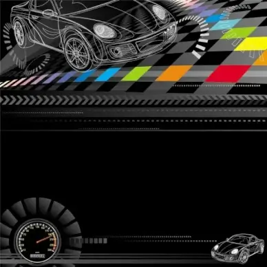racing theme background pattern 03 vector