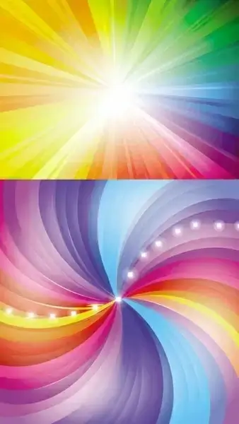 Radiance vector background