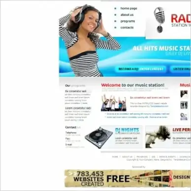 Radio Station Template