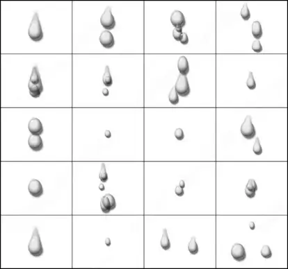 rain drops brush