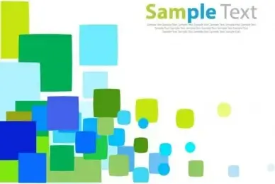 Random Colored Square Vector Background