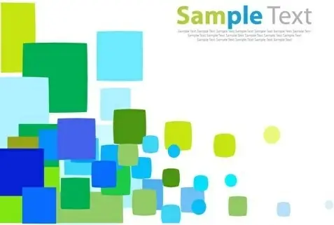 Random Colored Square Vector Background