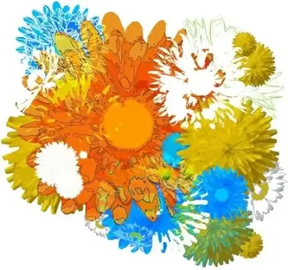 Random Free Flower Vectors 
