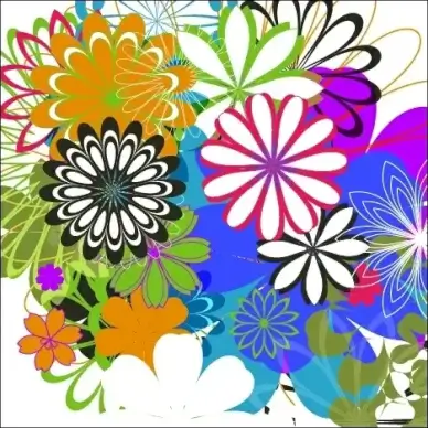 Random Free Vectors - Part 7: Flowers