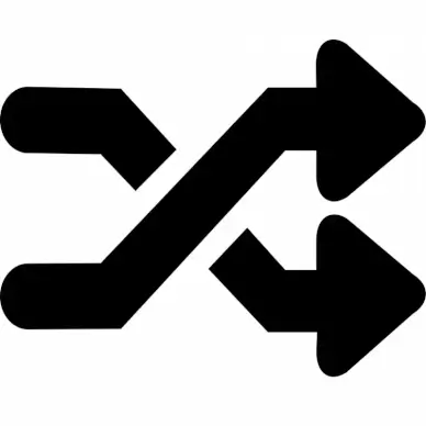random sign double cross arrows lines 