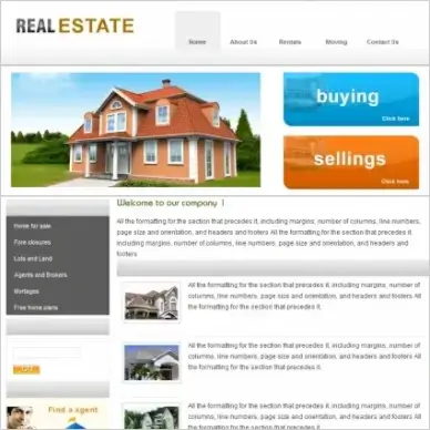 Real Estate Template