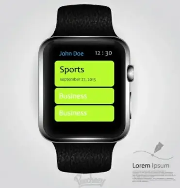 realistic apple watch mockupdesign