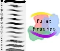Realistic Paint Brushes