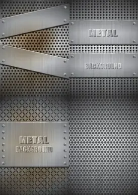 realistic steel vector