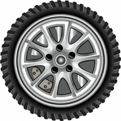 Realistic wheel