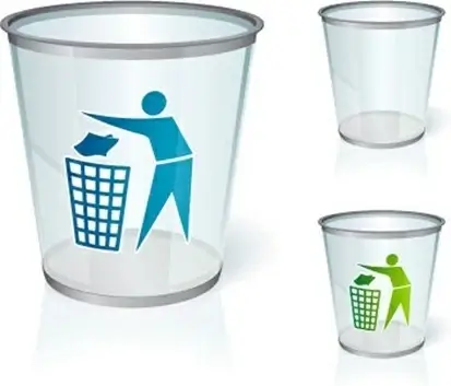 Recycling Trash vector graphic