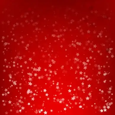 red and star background