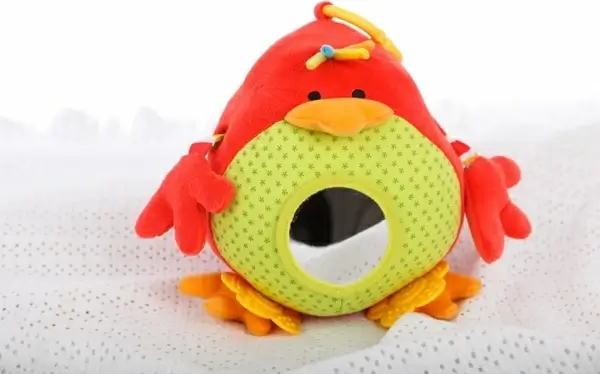 red bird toy