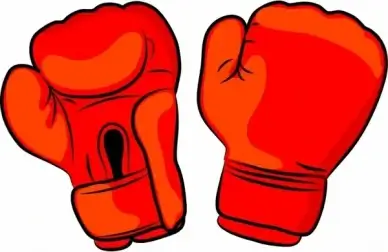 red boxing gloves