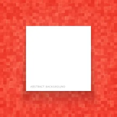 red checkerboard background with copy space