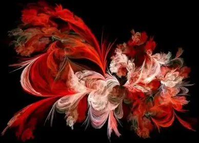 red white fractal