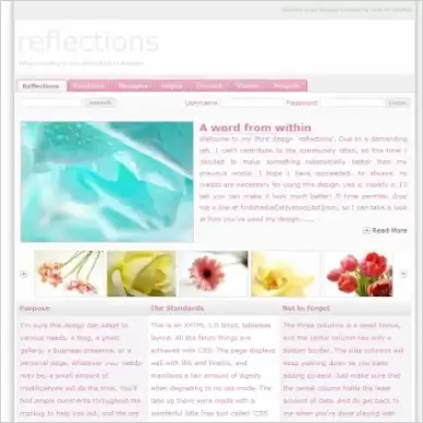 Reflections Template
