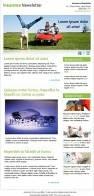 refreshing style website template psd layered