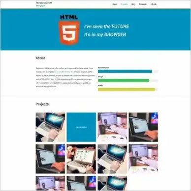 responsive ux template